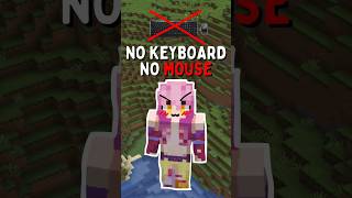trying to beat minecraft without mouse and keyboard #minecraft #minecraftchallenge Wealth