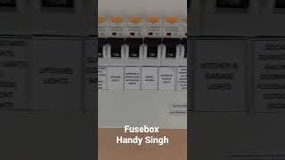 Consumer Unit Rcbo - Fusebox With Labelling