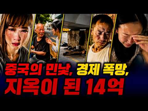 [붕괴] 길거리에 나앉은 청년과 노인들   화려한 중국 경제의 참혹한 민낯