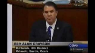 Alan Grayson Introduces Public Option Act