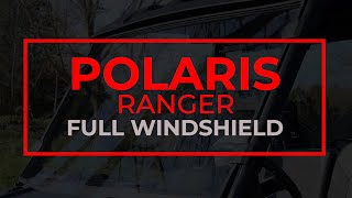 How To Install Superatvs Full Poly Windshield On The Polaris Ranger 1000Xp 1000