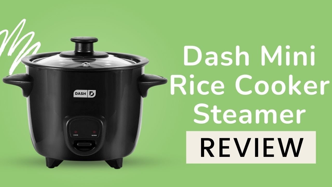 Dash Mini Rice Cooker Steamer with Removable Nonstick Pot, Keep Warm  Function 