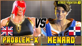 STREET FIGHTER 6 💥 Problem-X (MARISA) vs MenaRD (LUKE) 💥 SF6 Room Match 💥