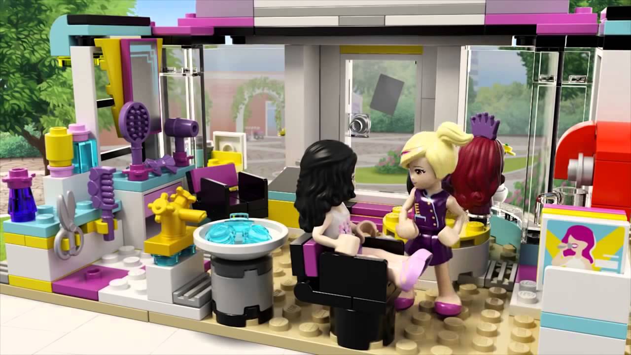 Lego Friends Salon Fryzjerski Heartlake 41093 Youtube