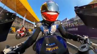 Macau GP - Race 1 - Onboard Action - Horst Saiger on his Yamaha R1 Superbike