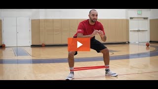 Basketball Conditioning Workout: Resistance Band Defensive Slides  - October Workout of the Month