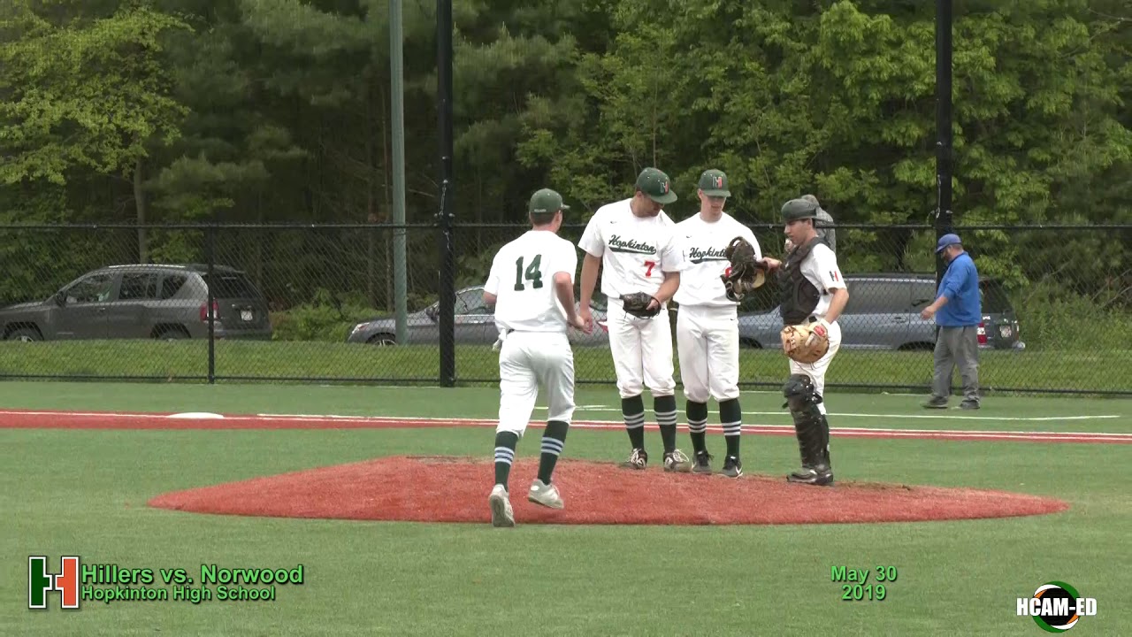Hiller Varsity Baseball vs. Norwood YouTube