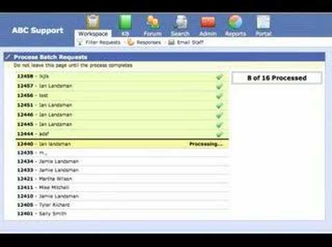 HelpSpot Batch Request Processing