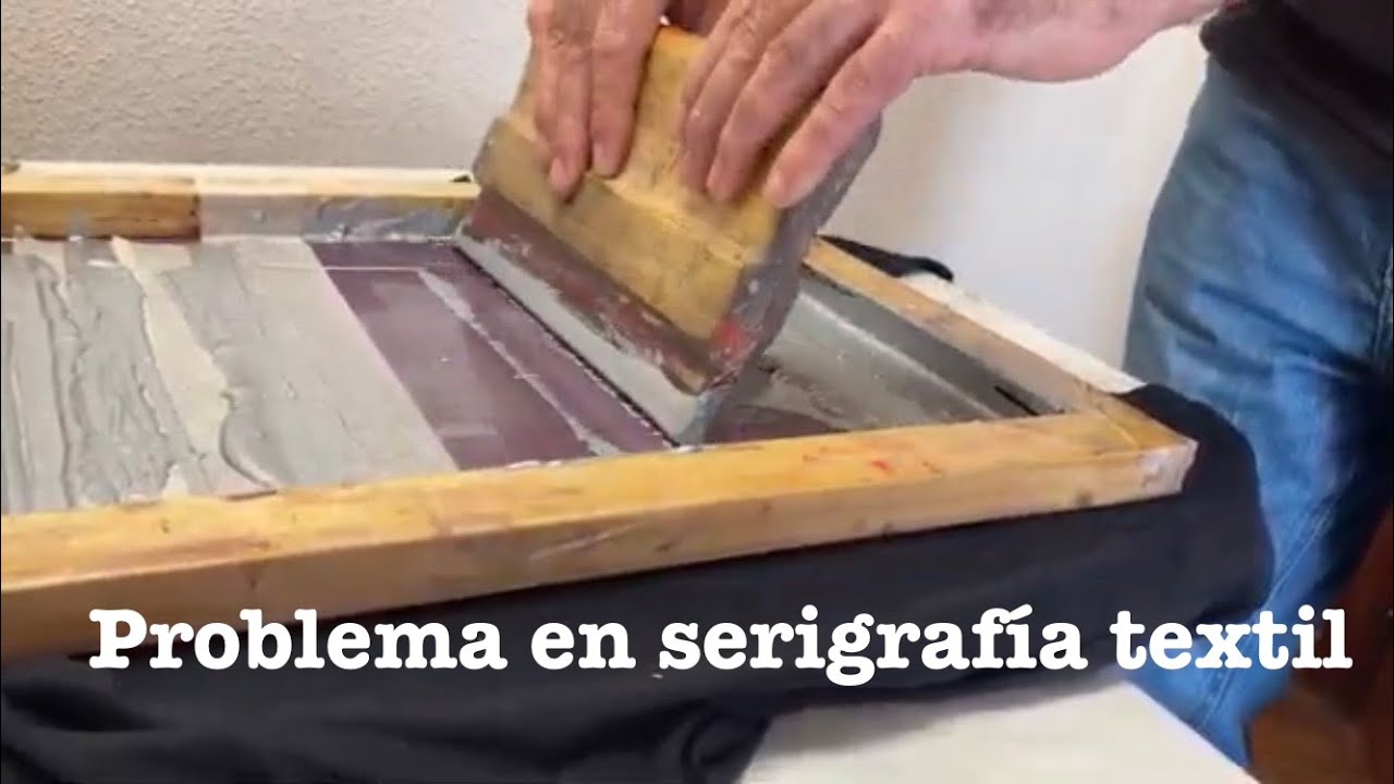 PROBLEMA DE IMPRESIÓN EN SERIGRAFÍA.SERIGRAFÍA DE CAMISETA.📚📚🖼️#serigrafiaartesanal #serigrafía