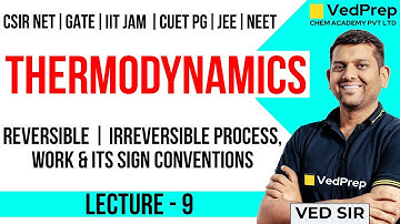 Thermodynamics| Reversible Process | Irreversible Process | Work | CSIR NET | GATE | IIT JAM | NEET