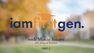 Dean of Students Marcie Simms’ First Gen Story Details