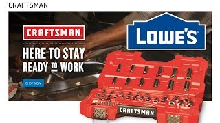 Lowes Now Sells Craftsman Tools