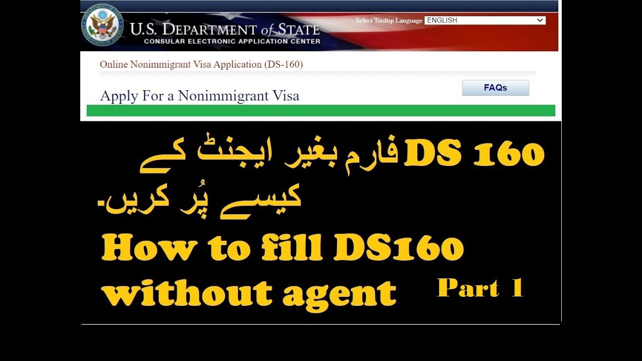 How to fill DS 160 form USA Tourist Visa B1/B2 | Latest | Step by Step ...