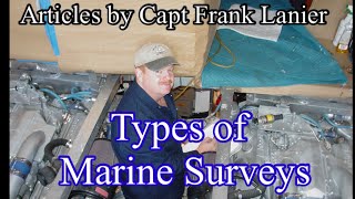 Types of marine surveys