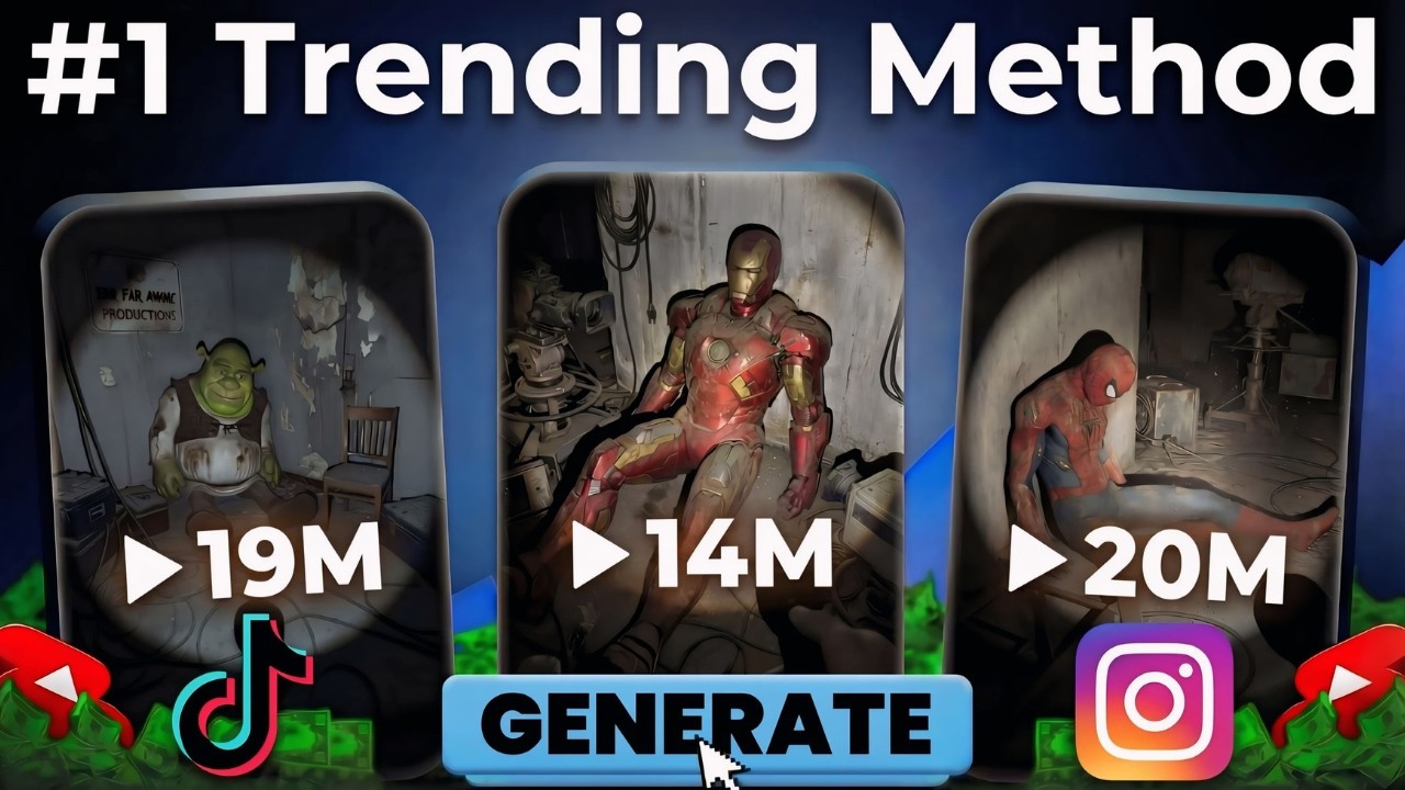 Как я создаю вирусные видеоролики о заброшенных домах с помощью бесплатных инструментов ИИ (самая...