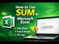 How to Use Sum In Microsoft Excel