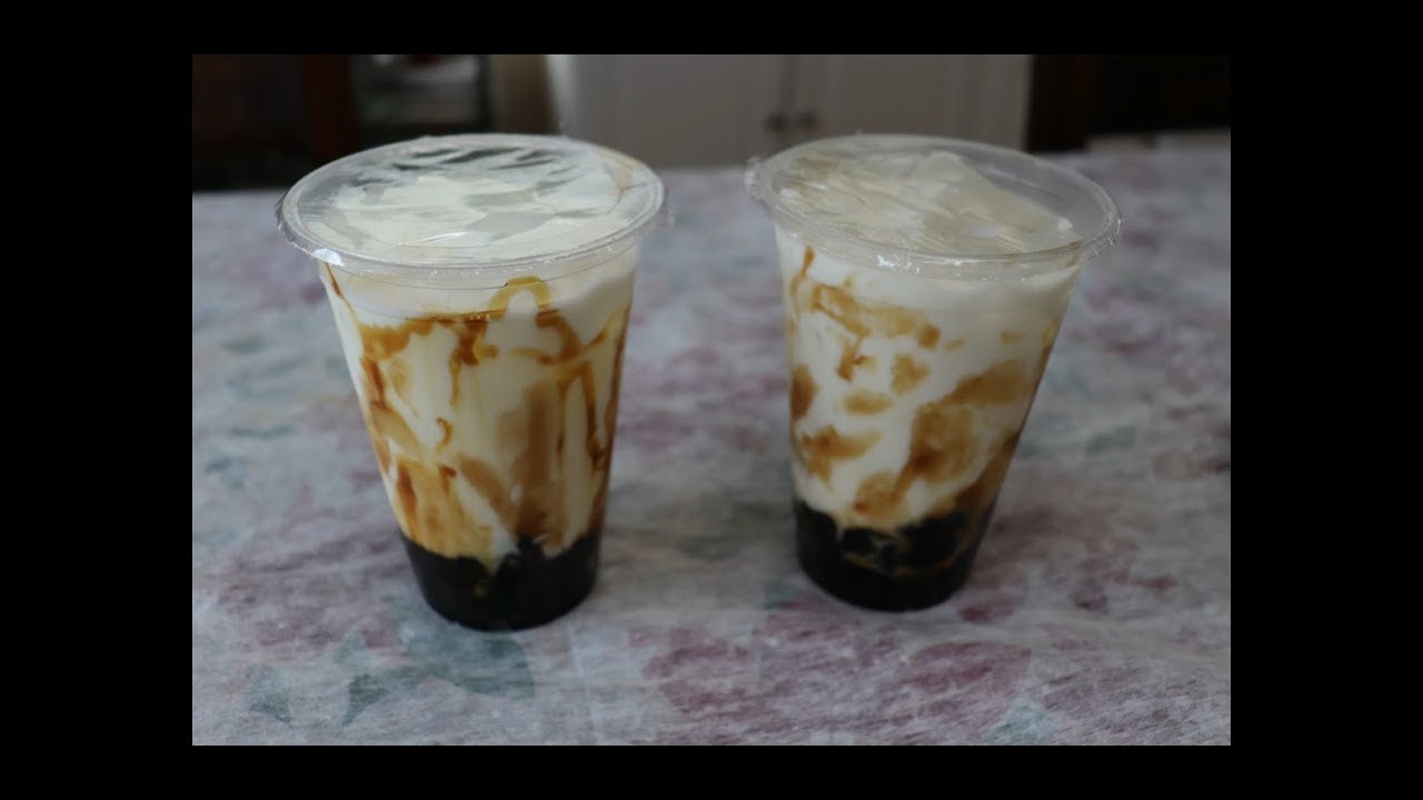 Tiger milk tea and black milk tea trà sữa hồng trà YouTube