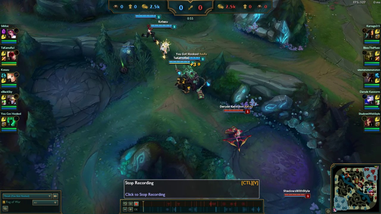 Flash prediction on a friend XD - Thresh play