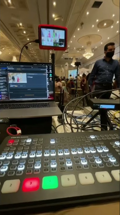 My wedding streaming setup
