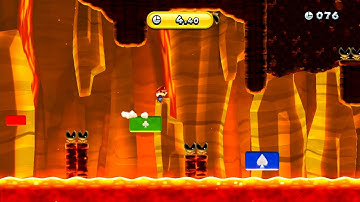 New Super Mario Bros. U - Challenges: Three-Legged Lava Race (Wii U)