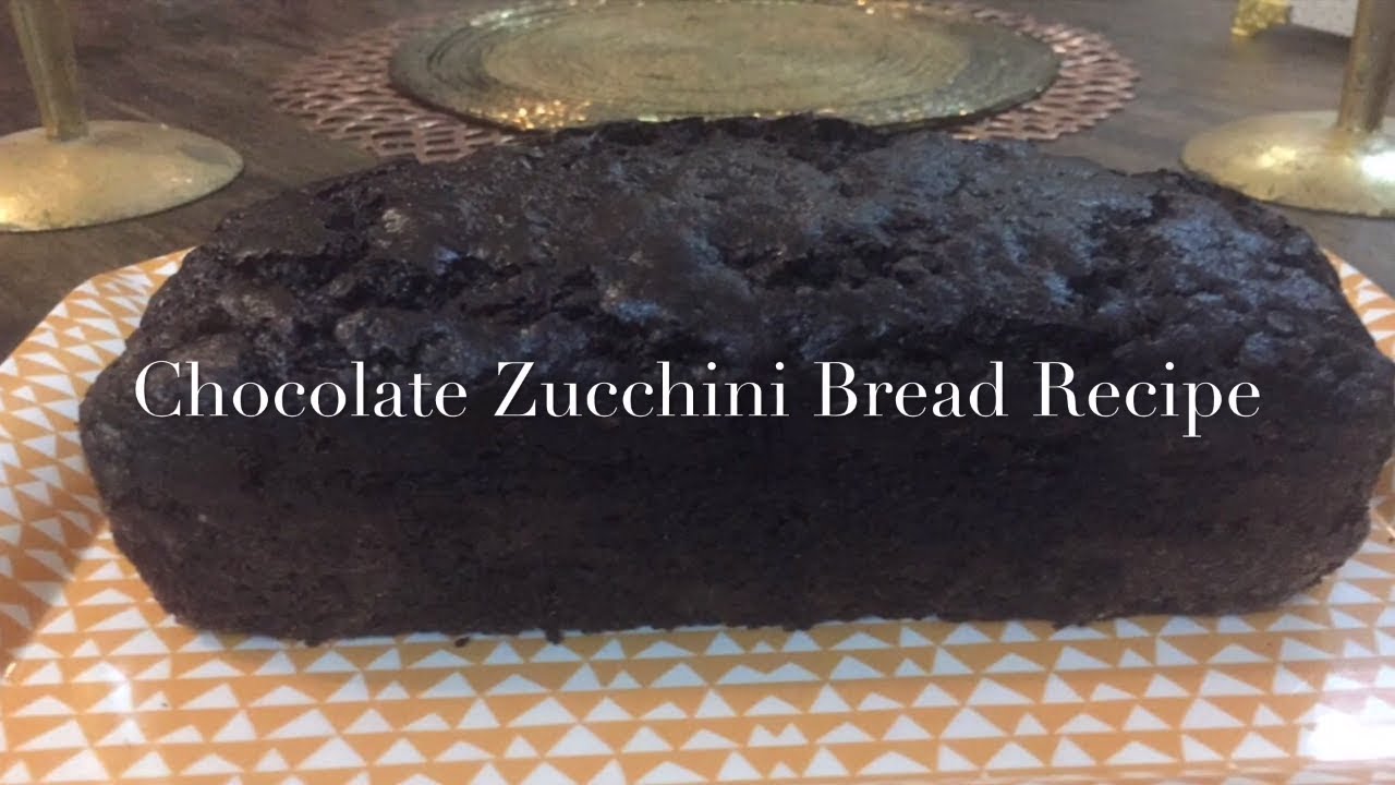 Chocolate Zucchini Bread Recipe | Deepali Ohri