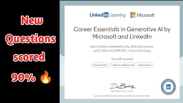 Updated Questions: Career Essentials in Generative AI by Microsoft and LinkedIn Final Exam Answers