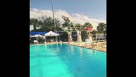 Elliott Fraser 4th place 2021 Florida State Diving...