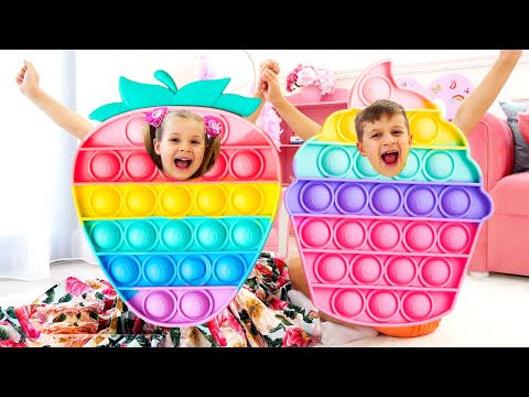 Roma and Diana - Collection of the best Challenges for kids - ★ Kids Roma Show
