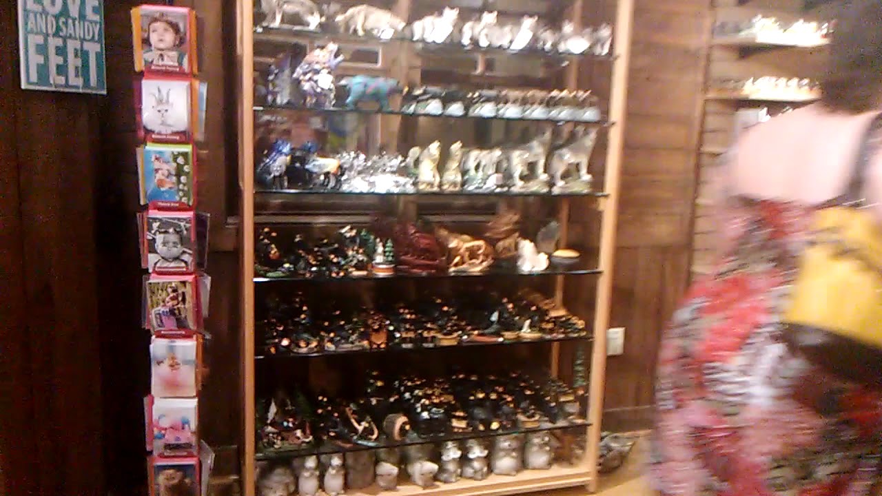 Great Wolf Lodge part 3 the Buckhorn Exchange gift shop YouTube