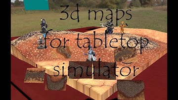 How to create 3d maps for Tabletop Simulator with Blender