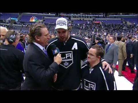 Anze Kopitar and Chris Sutter Postgame Interview