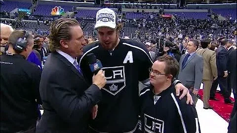 Anze Kopitar and Chris Sutter Postgame Interview
