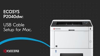Kyocera P2040Dw Usb Cable Setup For Mac