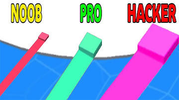 Line Color 3D - NOOB VS PRO VS HACKER