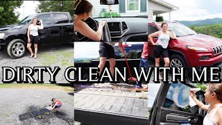 DIRTY CLEAN WITH ME 2024| SATISFYING CAR CLEANING MOTIVATION| The real clean B