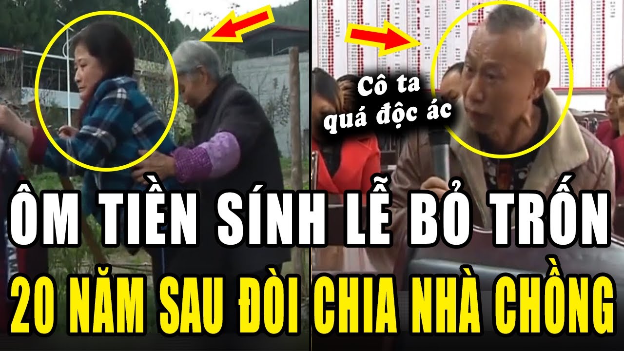[QUÁ PHẪN NỘ] Cô dâu ôm TIỀN SÍNH LỄ rồi BỎ TRỐN. 20 năm sau vẫn quay về ĐÒI CHIA NHÀ