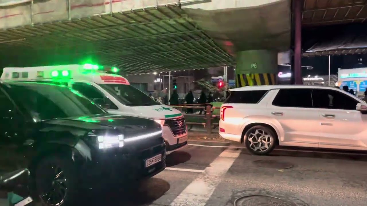 국회앞 사설구급차