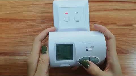 Wireless Digital RF Room Gas Boiler Thermostat