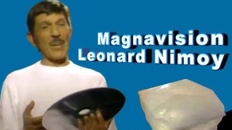 Leonard Nimoy (Spock) apresenta a Magnavision com pedra falante