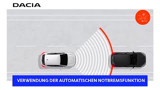 DACIA SANDERO, Verwendung des Toter-Winkel-Warners