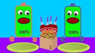 Magic Box! 😂 | Asmr Mukbang Animation | Battery Charging Animation | NCR Animation