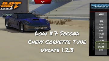 No Limit Drag Racing 2.0: Chevrolet Corvette Low 5.7 Second Tune (Update 1.2.3) Read Description