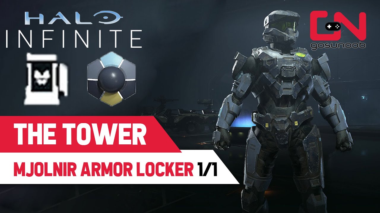 The Tower MJOLNIR ARMOR LOCKER Location in Halo Infinite Midnight