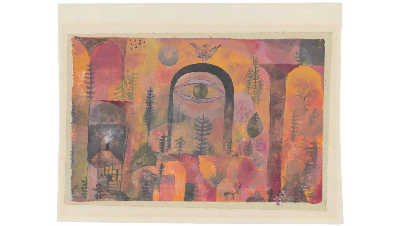 Paul Klee-  mit dem Adler, 1918