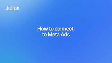 How to Connect Meta Ads to Julius AI (Analyze Campaign Performance in Seconds using AI)