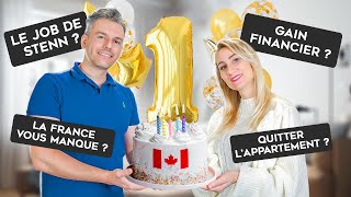 1 AN AU QUÉBEC / CANADA 🇨🇦 - LE BILAN ET RÉPONSES À VOS QUESTIONS