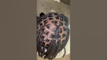 Retwist / 2 Strand Twist #locs #locstyles #retwist #dreadlocks #hair #ytshorts #like #new