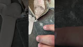 Damage battery plate repair #battery #repair
