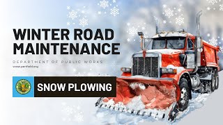 Winter Road Maintenance: Inside Snow Plowing Operations (Town of Penfield)