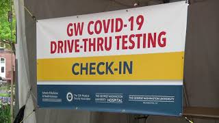 COVID-19 Drive-Thru Testing Provided By GW Medical in Washington DC